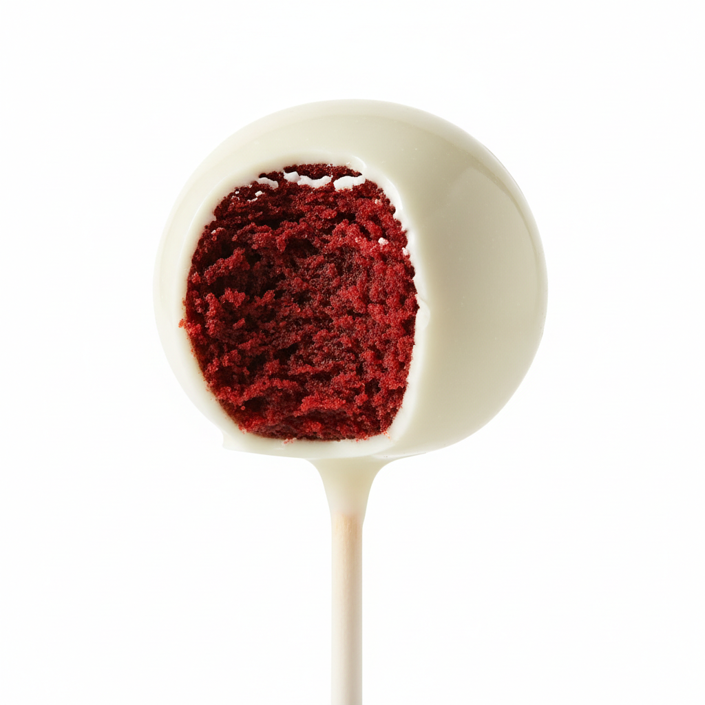 Red velvet cake pop